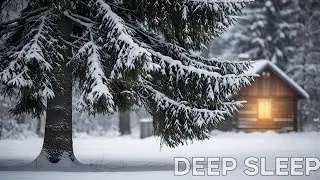 Snowy Dawn Ambience ❄️ | Deep Sleep Nature Sounds | Calm Winter Morning (5 Hours)