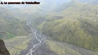 Trek Islande-8 -- 9 -- Les collines vertes de la rive droite de la Krossá ★