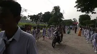 37 BN. Pac March past