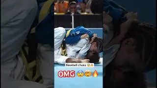 😳 She Went Out in SECONDS with This Baseball Choke! 🔥 #shortsvideo #jiujitsu #grappling