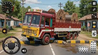 Truck Master India 🚛 | Tata Goods Carrier Cable Delivery Gameplay | Kakinada To Tirupati | Game 