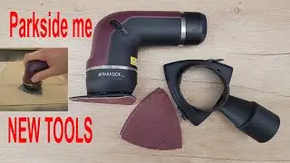 Parkside me Cordless Detail Sander PMDSA 4 A1 FULL REVIEW