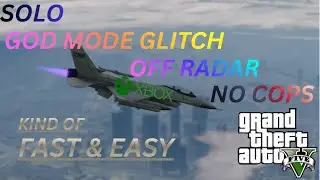 💥GTAV ONLINE💥😲SOLO GODMODE👍OFF RADAR /NO COPS 🚫🚔 STILL WORKING