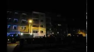Pożar ul. Stalmacha Racib&oacute;rz 22.05.2012