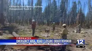 Emergency area, road closure revoked for Middle Fork Fire