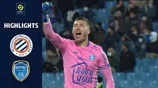 MONTPELLIER H&Eacute;RAULT SC - ESTAC TROYES (0 - 1) - Highlights - (MHSC - ESTAC) / 2021/2022