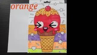 Coloring ice cream