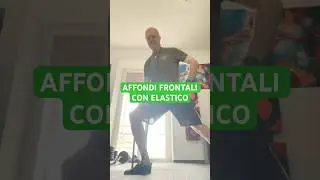 AFFONDI FRONTALI CON ELASTICO #massimotaramasco #affondi #fitnessmotivation