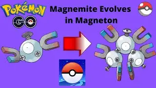 Pokemon Go : Magnemite evolves into Magneton.