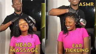 ASMR💫AGGRESSIVE HEAD SCALP SCRATCH & EAR CLEANING TICKLING MASSAGE  FOR DEEP SLEEP