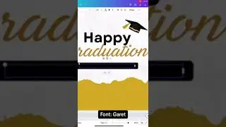 Tutorial Membuat Graduation Card dengan Canva #canvatemplate #graduation #cards