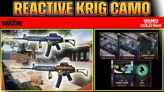 REACTIVE KRIG CAMO | Power Surge Reactive Bundle Review | Cold War and Warzone