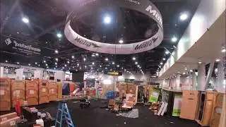 SEMA Show 2019 Booth Build Time Lapse