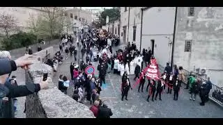 Ferrandina. La Bara di Gesù dalla Chiesa S. Domenico Rione Piana. Pasqua 2022 Venerdì S.to 15 Aprile