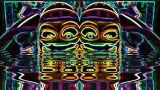 crazy frog | mirror + water reflection + neon color fx | awesome audio & visual effects | ChanowTv