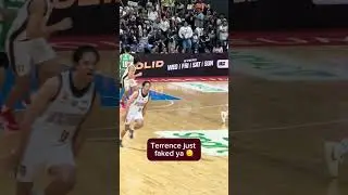 Terrence Fortea fakes...then scores! 😜 #UAAP #MensBasketball #PusoPilipinas