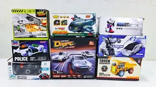 Unboxing RC Racing 1:24 Drift Car, Robot RC Car, Off-Road Dino Crawler & Bomber Plane