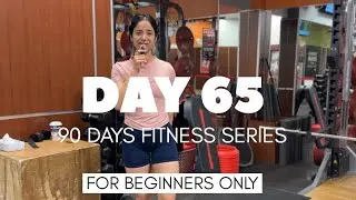 Day 65: Safe Back workout for beginners at the gym//burn back fat// press play now