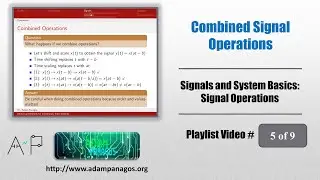 Signal Operations: Combined Operations