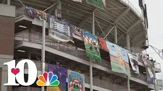 UT student organizations drop banners from Neyland Stadium