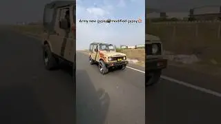 New Upcoming Army Gypsy💥 Modified Gypsy💥 #trending #viral #shorts #scorpio #army #armylover #jeep