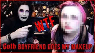 Goth Boyfriend Tries To Do My Makeup (Q&A)