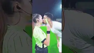 Footballer Kisses Female Referee 😱 | Most Shocking Moment in Football History