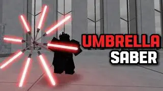 The UMBRELLA SABER in SABER LEGENDS! - Roblox