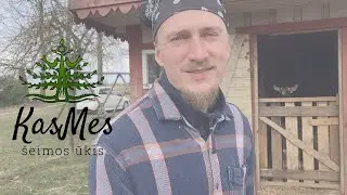 KasMes ūkis 2024#2 - Pavasaris, pirmieji darbai laukuose, malūnas, ožkos, vištos, triušiai