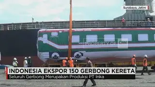 Indonesia Ekspor 150 Gerbong ke Bangladesh