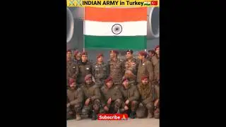 Proud Indian Army to help earthquake victims 😎 Feeling proud Indian Army #shorts #armylover #turkey