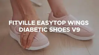FitVille EasyTop Wings Diabetic Shoes V9