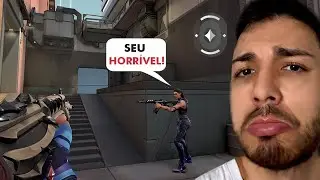 FINGI SER INICIANTE no VALORANT - Fui chamado de HORR&Iacute;VEL e DOENTE, e depois me acusaram de HACKI! 😂