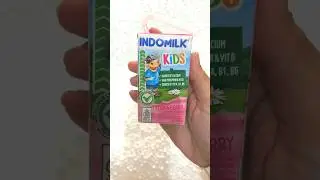 Finding Indomilk UHT Strawberry Flavour in the box