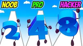 Number Run - NOOB vs PRO vs HACKER