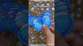 Diy 3d bookmark #bookmark #diy#craft#shorts#creative#craftideas #craft #handmade #bookmarks