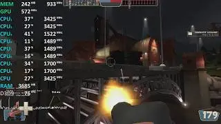 AMD Ryzen 7 2700U Vega 10 - Team Fortress 2 - Gameplay Benchmark Test