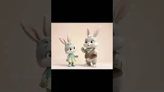 Johnny Jonny Yes Papa?..No It's a Bunny Bunny Yes Papa #cutebunny #ytshorts #kidsrhymes
