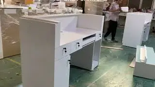 small reception desk logo