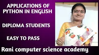 Applications of python in English ||diploma students ||sbtet updates