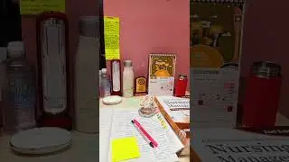 #studyvlog?👀 But this is just my TEMPORARY mini space🤍hehe