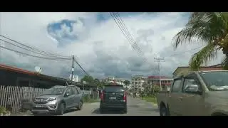 4K DRIVING AROUND KOTA KINABALU INANAM BEAUTIFUL DAY