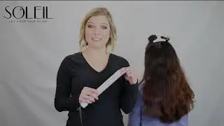 How to curl with Soleil flat iron Marble
