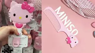 Hello kitty new collection from Miniso | جولة في كولكشن هالو كيتي الجديد من مينيسو ♥️
