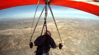 Hang gliding to rabbit dry lake 1 of 4