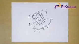 How to Draw a Ring Pop step by step