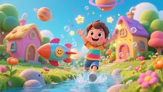 Bathtime Galaxy &ndash; JJ&rsquo;s Soapy Adventure | Popular Nursery Rhyme | Educational Kids Songs