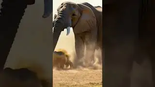 Lion vs Elephant: Ultimate Battle of Strength and Survival | Raw Wildlife Footage
