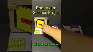 Door open detector alarm working model  #diy #shortvideo #shorts #shortsfeed #