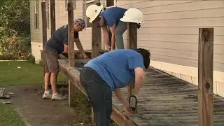 Nonprofits partner with contractor to build wheelchair ramp for family